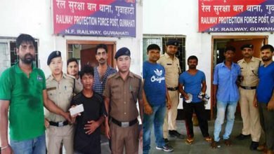 Assam: RPF of NF Railway arrests persons involved in theft of passenger belongings