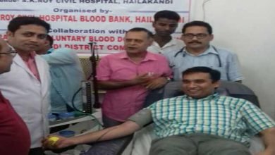 Assam: Blood donation camp organised at SK Roy Civil Hospital
