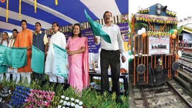 Agartala:  New Direct train from Agartala to Deoghar flagged off