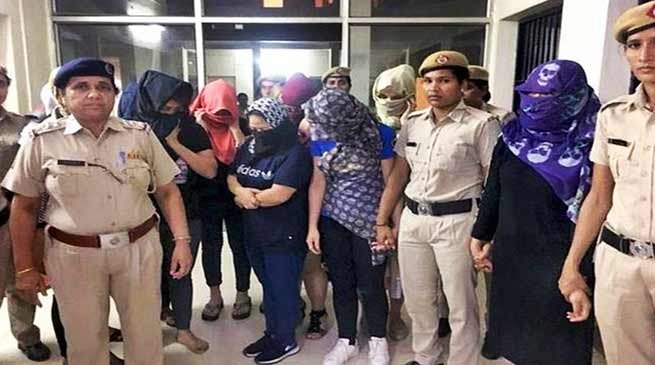 Sex Trade 15 Including Foreigners Manipuris Arrested From Gurgaon Spa