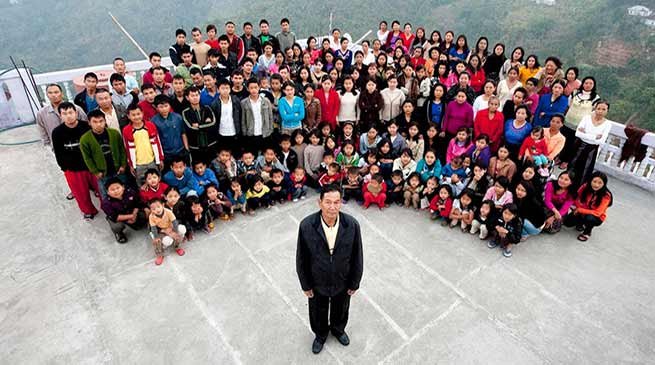 Mizoram: Man with 38 wives, 90 children, celebrates his 74th Birthday
