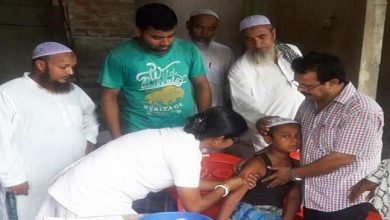 Assam : Measles Rubella vaccination campaign begins in Hailakandi