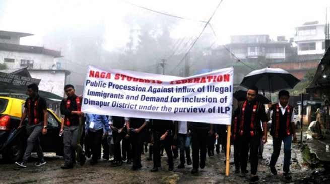 Nagaland: illegal immigrants change state demography in future- NSF