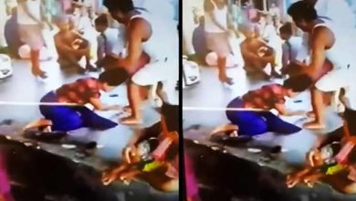Tripura- woman beaten up in broad day light