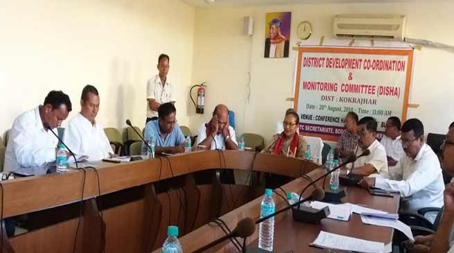 Assam: Pramila reviews DISHA held in Kokrajhar