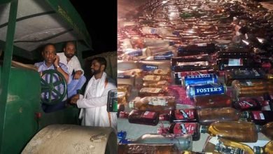 Assam: Minister Excise destroys seized IMFL bottles