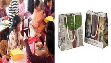 Mizoram: Women goes for echo friendly paper bags