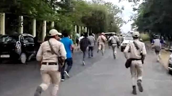 Manipur:  Tension erupts at Manipur University once again
