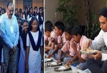 Assam: IAS, IPS officials partake in Mid-Day Meal with students during Gunotsov II in Hailakandi