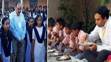 Assam: IAS, IPS officials partake in Mid-Day Meal with students during Gunotsov II in Hailakandi