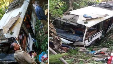 Tripura : Bus falls into gorge, 30 injured, 22 are in critical condition