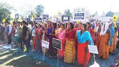 Assam: 3 Hrs Dharna in support of Bodoland