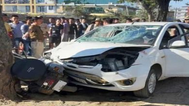 Nagaland: Two died after being hit by a car while riding scooter in Chumukedima