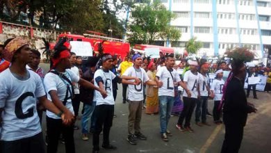 Meghalaya : GSMC organises protest march for separate Garoland