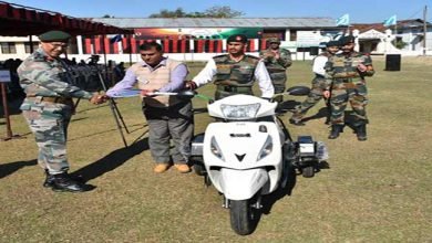 Assam: Army provide special scooter to disabled soldiers