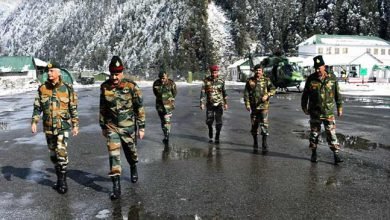 Sikkim: Army commander eastern command visits forward areas of sikkim