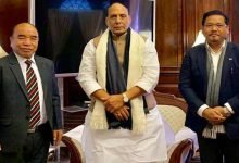 Citizenship( Amendment) Bill:  Cms of Mizoram and Meghalaya meet Rajnath Singh