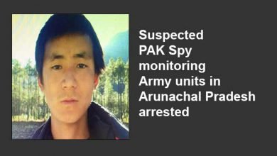 Suspected PAK Spy monitoring Army units in Arunachal Pradesh arrested