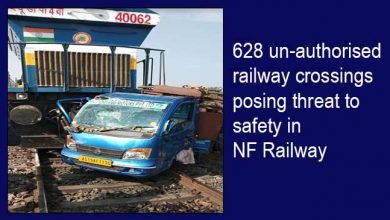  Assam: 628 un-authorised railway crossings posing threat to safety in NF Railway  