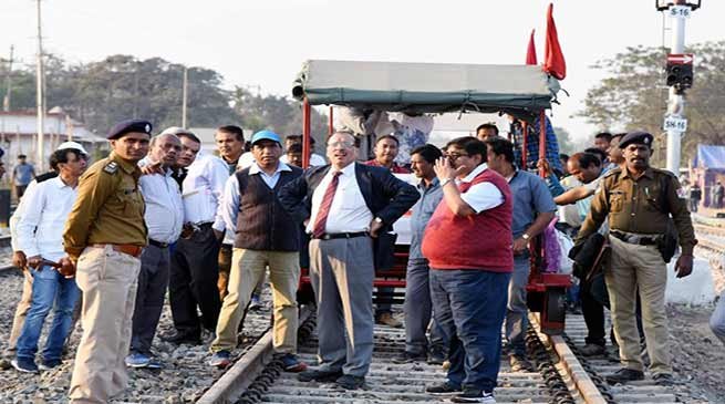 Assam:  Hojai-Habaipur section is now ready for traffic- NF Railway