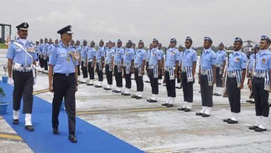 AOC-in- C Eastern Air Command Visits Air Force Station Borjhar