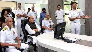 Raksha Mantri Rajnath Singh reviews functioning of IMAC and IFC-IOR