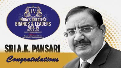 A K Pansari and RGS awarded with India’s greatest leaders and brands 2018-19