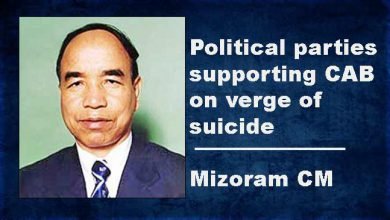 Political parties supporting CAB on verge of suicide: Mizoram CM Zoramthanga