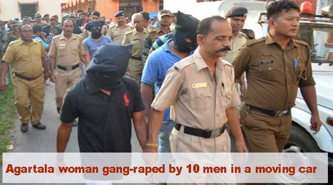 Tripura: Agartala woman gang-raped by 10 men in a moving car, 4 arrested