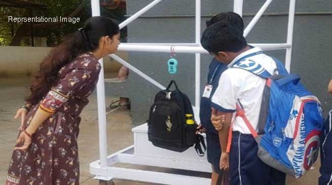 Assam: Random weight checking of school bags carried out in Hailakandi