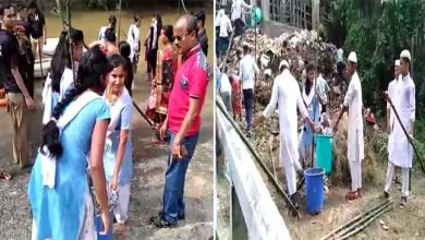 Assam: Swachhta Hi Sewa- Drive to Clean Dhaleswari river in Haialakandi 