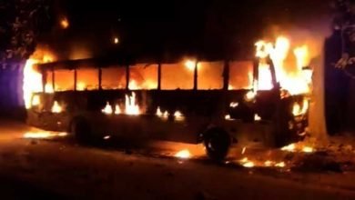 Assam: Miscreants torch BJP leader’s bus in Morigaon