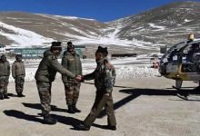 GOC-in-C Estern Command Visits Trishakti Corps