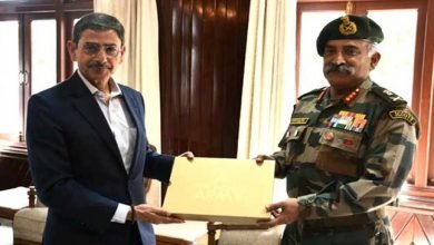 Nagaland:  GOC Spear Corps calls on the Governor