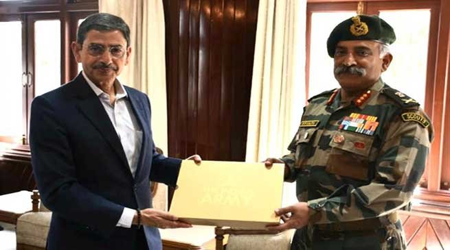 Nagaland:  GOC Spear Corps calls on the Governor