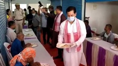 Assam: CM spend first day of Assamese New Year with homeless people in Dibrugarh