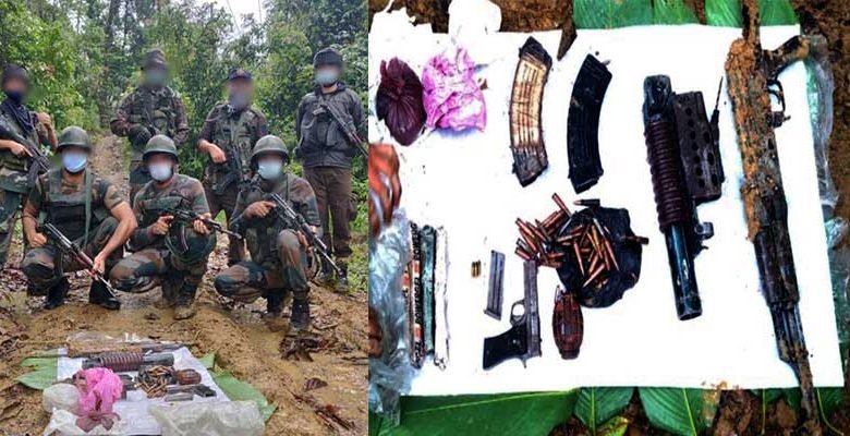 Arunachal: Army recovers arms cache in Changlang