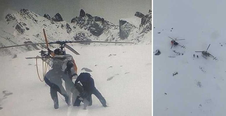 Sikkim: Army Troops, IAF Helicopters Evacuate Stranded IAF Crew from Icy heights