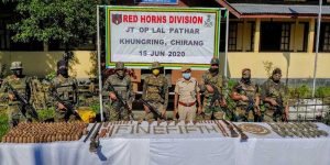 Assam: Huge arms and ammunitions recovered from Chirang