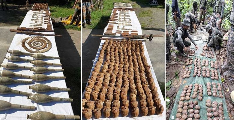 Assam: Huge arms and ammunitions recovered from Chirang