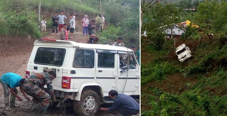 Manipur:  Army rescues accident victims, recovers vehicle in senapati