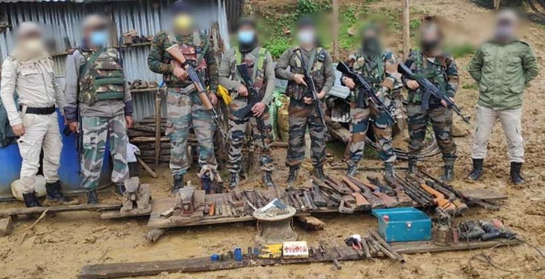 Manipur: Assam Rifles Bust Illegal Arms Workshop in Ukhrul
