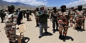PM Modi visits Nimu in Ladakh, interact with personnel of Army, Air Force and ITBP