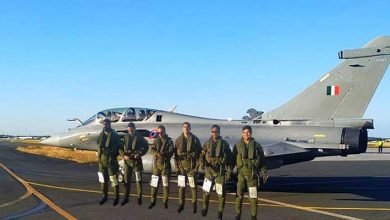 Five Rafale fighter jets took off from France airbase to India