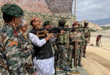 India: Raksha Mantri visits Ladakh and Kashmir Valley