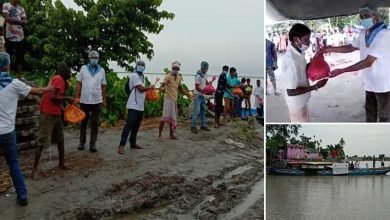 Assam: SSSSO distributed relief materials at Flood Relief Camp in Jengpari Village of Morigaon