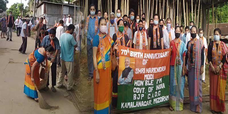 Mizoram: CADC BJP Unit kicks off Seva Sapath to mark PM Modi's 70th birthday.
