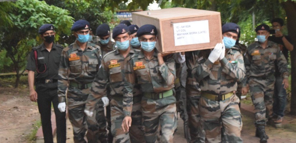 Assam: Last rite of Lt Col Mayank perform with full military honour