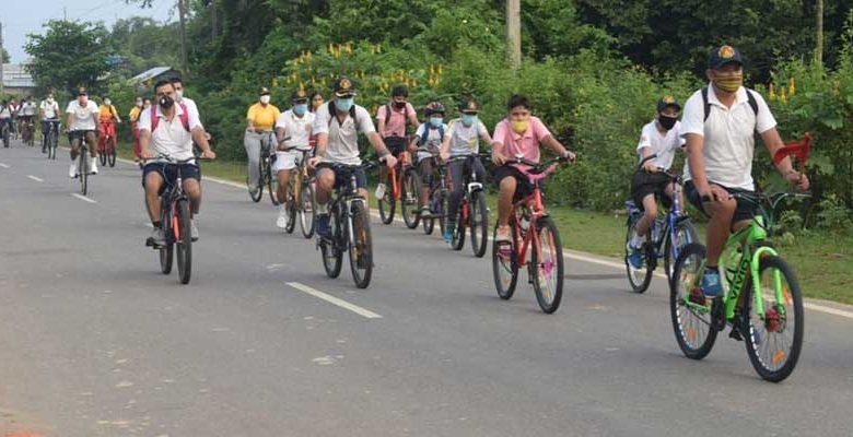 Assam: Ek Bharat Shreshtha Bharat Cycle Rally