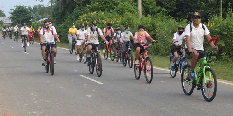 Assam: Ek Bharat Shreshtha Bharat Cycle Rally